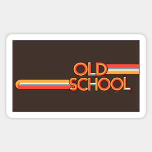 Retro Old School design Magnet